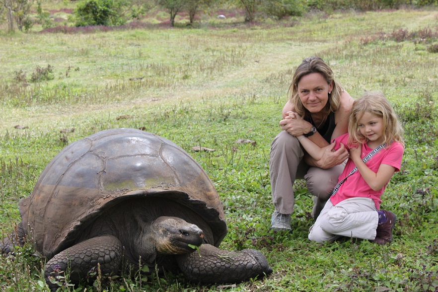 Hochland Santa Cruz, die Schildkröte und wir