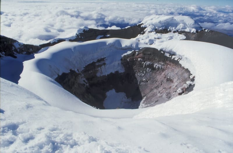 Geschafft: Am Gipfel des Cotopaxi