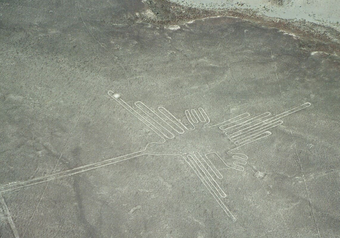 Peru, Nasca Linien: nur gut aus der Luft zu erkennen